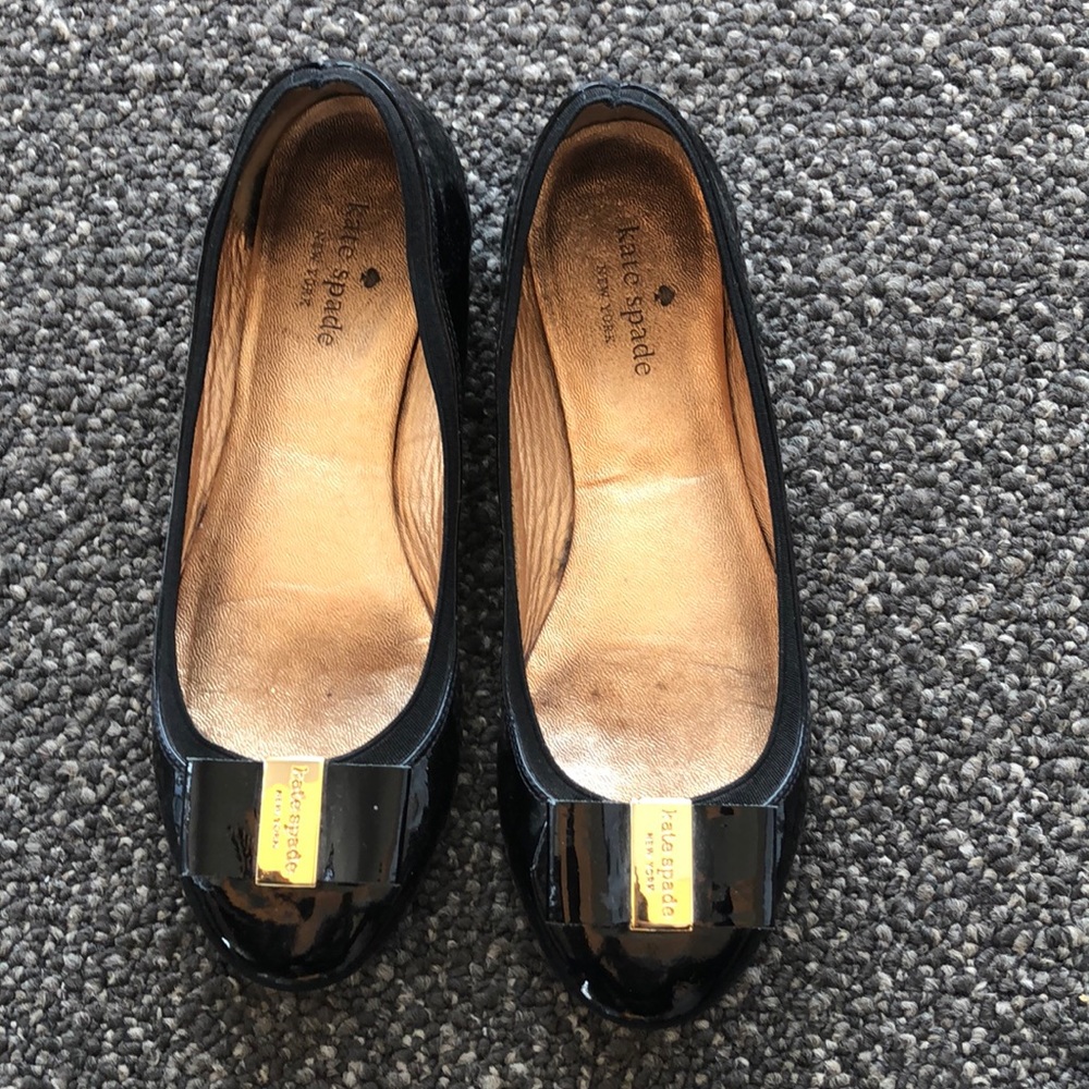 Kate Spade Tock flat - black patent leather - 7